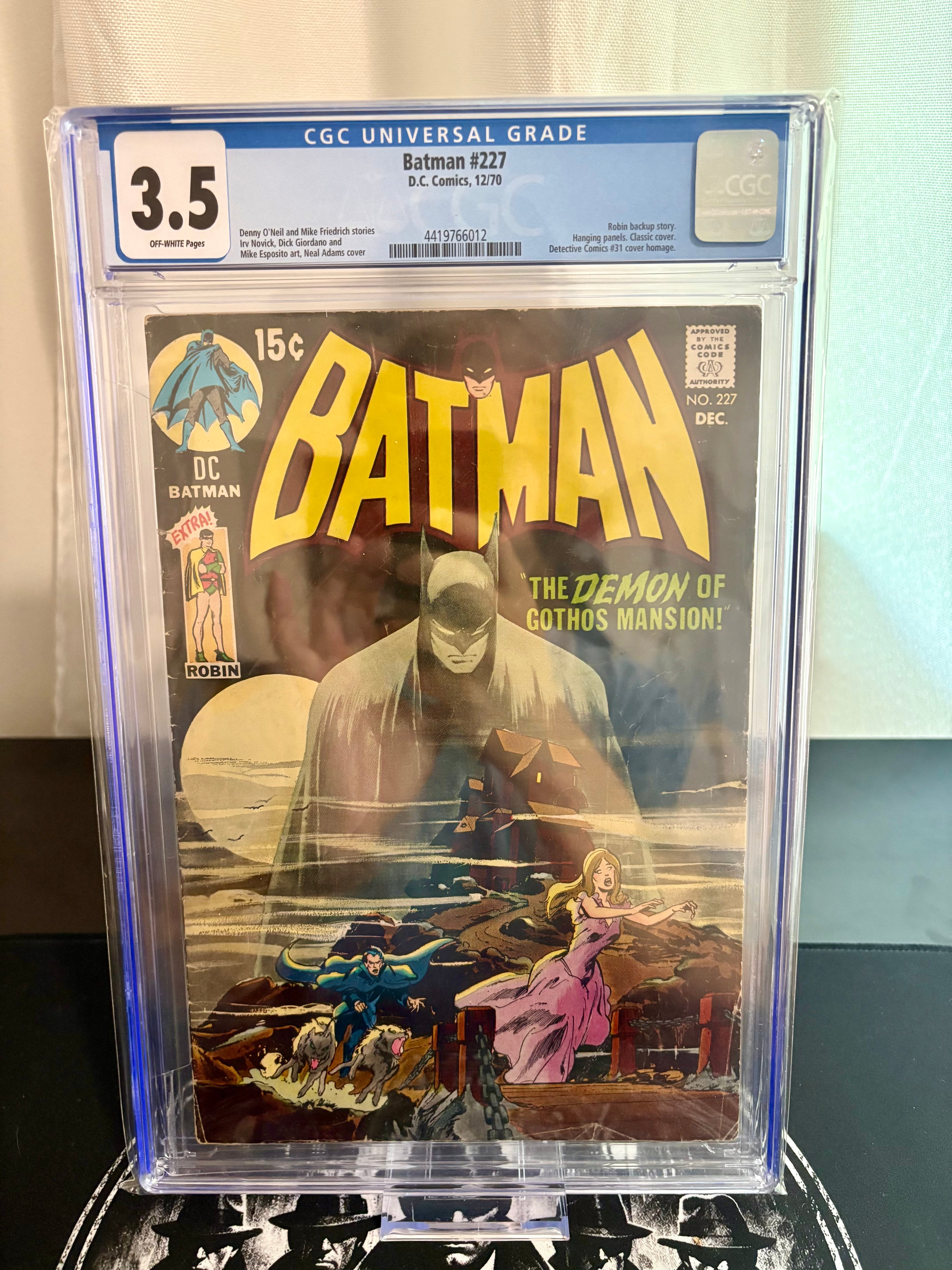 Batman 227 - CGC 3.5 - Neal Adams Cover
