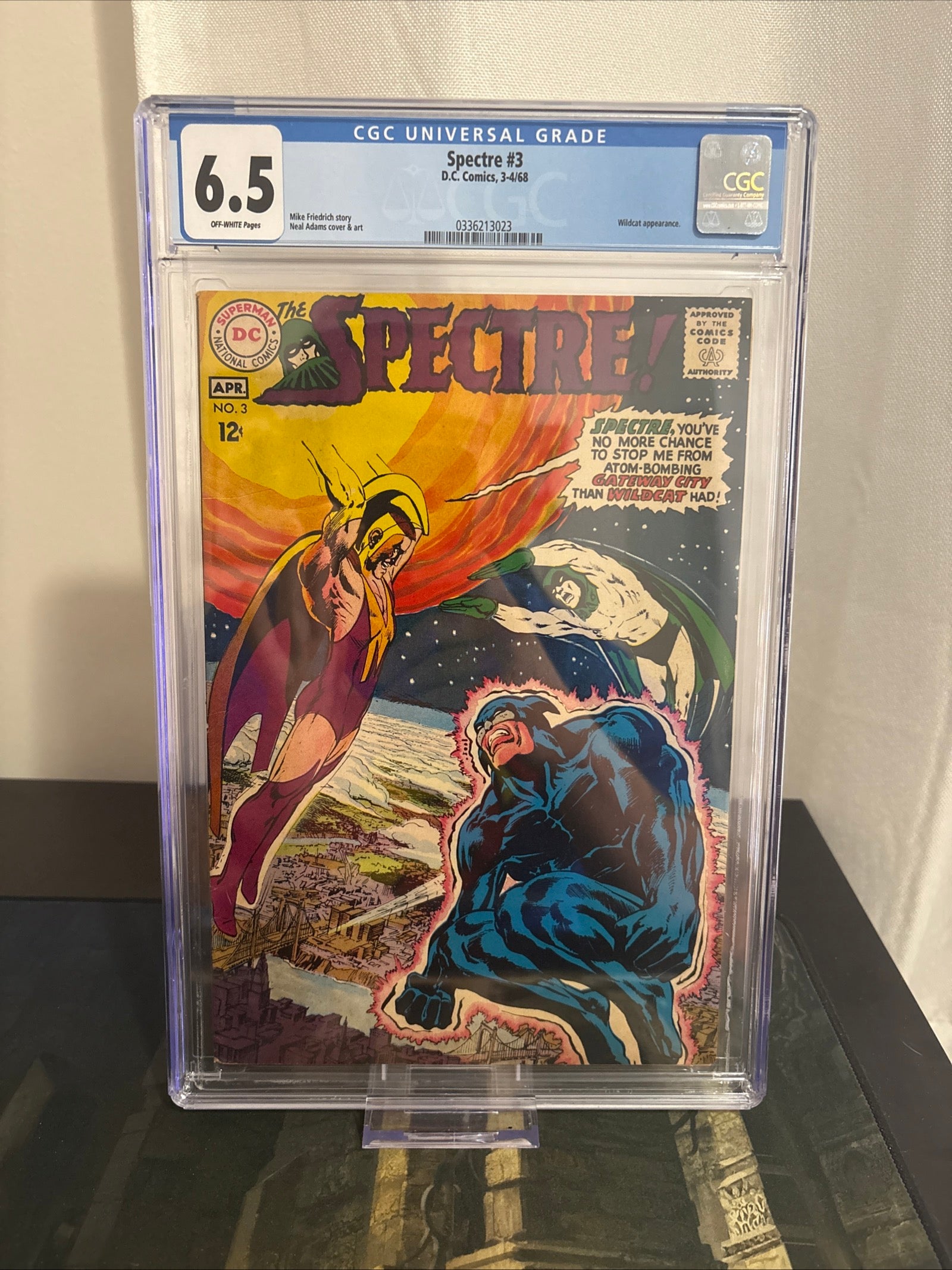 Spectre 3 CGC 6.5 Neal Adams