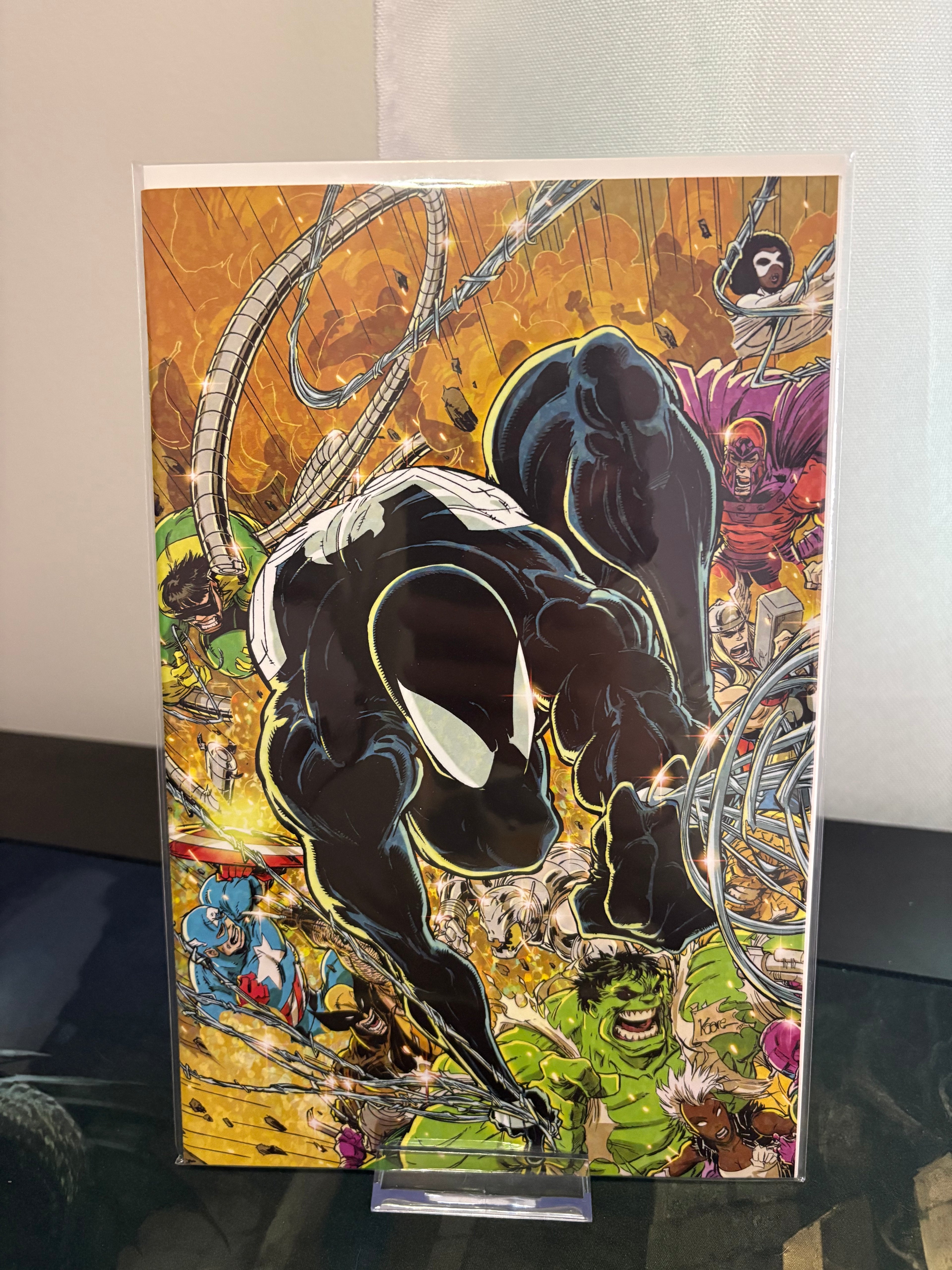 Marvel Super Heroes Secret Wars #8 Facsimile Edition Unknown Comics Kaare Andrews Exclusive Virgin Var